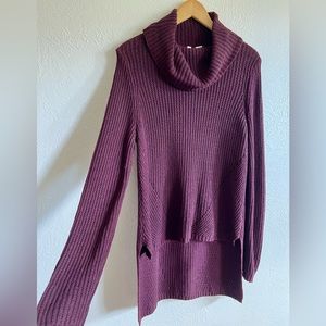 Anthropologie Deep Burgundy Sweater, size Medium